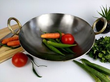Iron Frying Pan Wok Karahi
