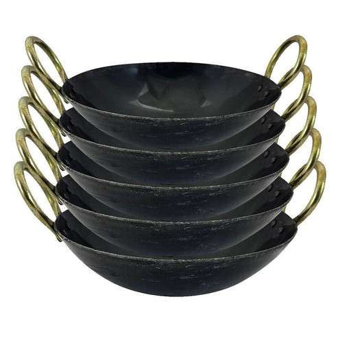 Iron kadai karahi wok deep - karahi,