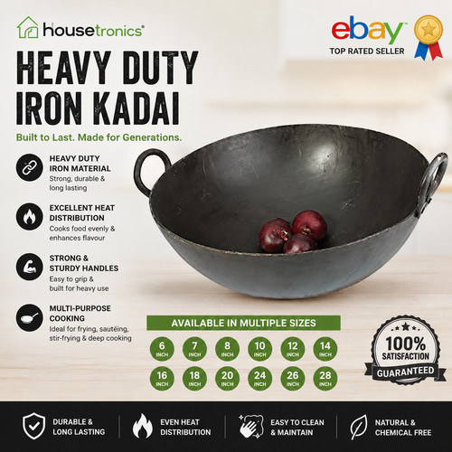 Heavy duty iron - karahi, kadai