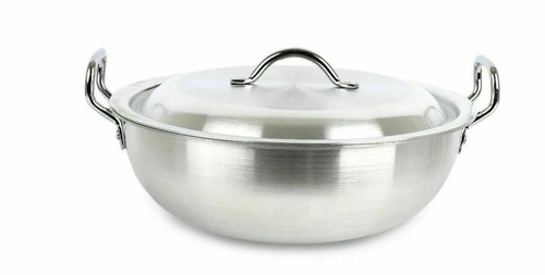 Aluminium wok stir fry karahi - aluminium,