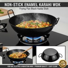 Non Stick Enamel Karai Wok