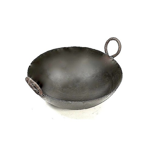 Heavy duty iron karahi - heavy,