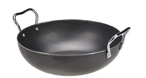 Iron kadai karahi wok - iron, pan