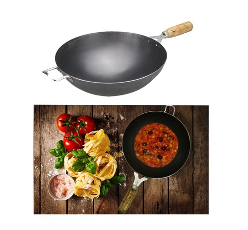 Iron karahi kadai - iron, deep