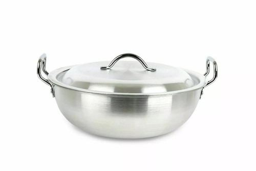 Aluminium wok stir fry - aluminium,