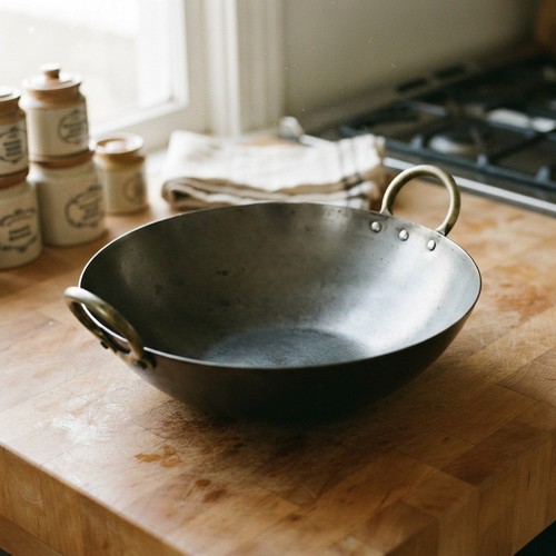 Authentic inch iron kadai - authentic, 10