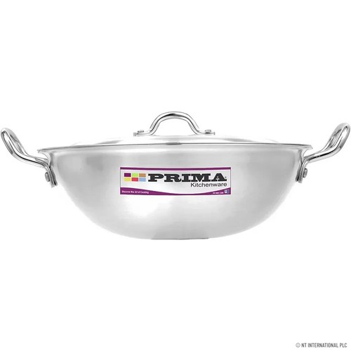 Large aluminium wok - large, fry