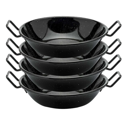 Enamel karai wok heavy - heavy, duty