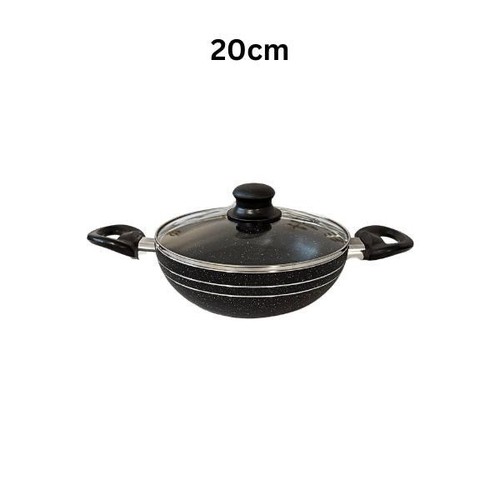 Wok fry karahi non stick - wok,