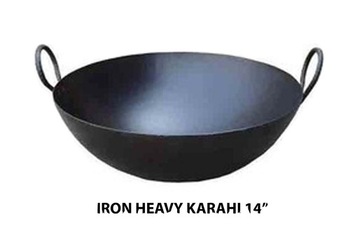 Indian iron kadai - iron, frying