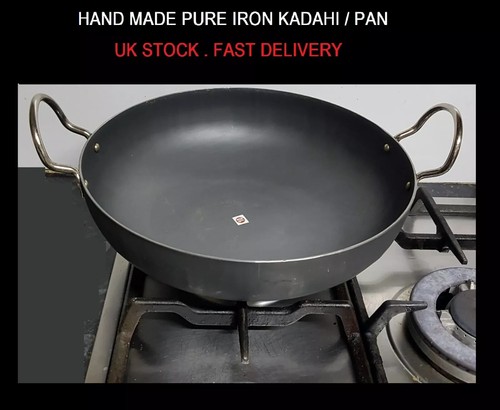 Iron karahi kadai wok - iron,